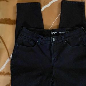 Style & Co Curvy Skinny Leg Pants